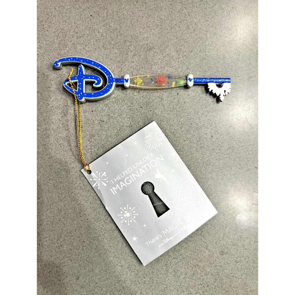 NWT Shop Disney Store Unlock the Magic Giveaway Fireworks Key